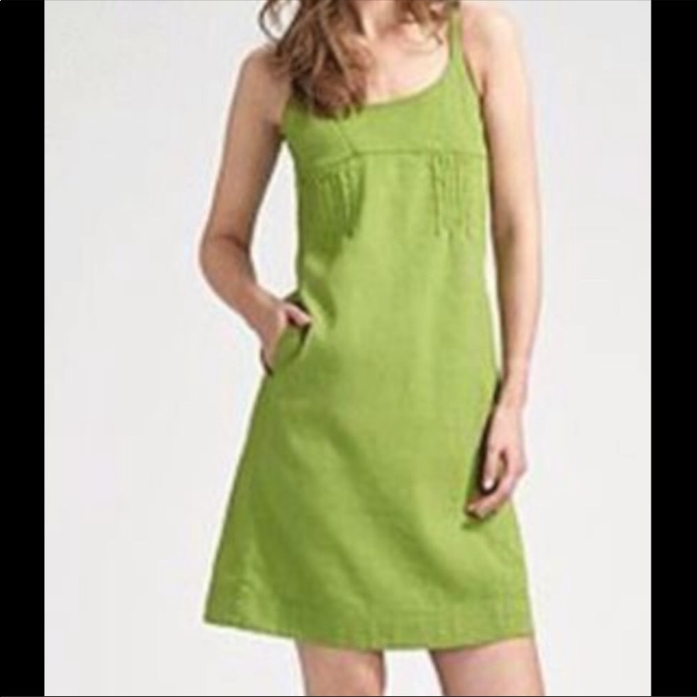 Eileen Fisher Italian Green Grass Dress
